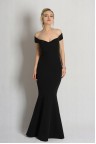 Черное вечернее платье "рыбка" Mirabell